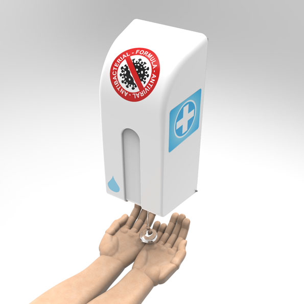 DCM Producto Dispenser automático de alcohol en gel de la serie