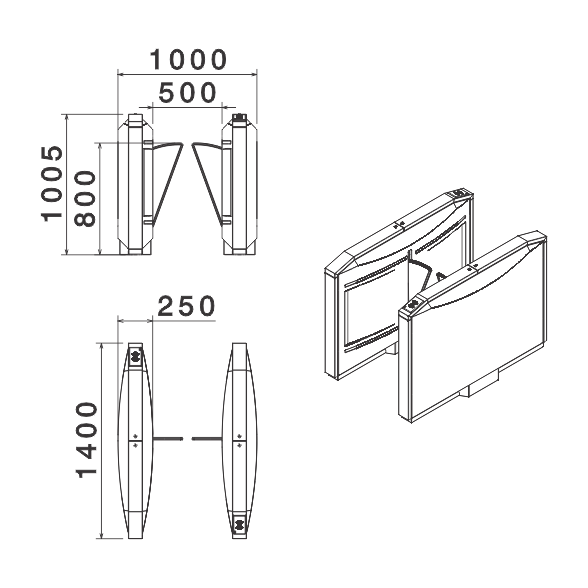 AG501 Pasillo motorizado Línea Illuminati
