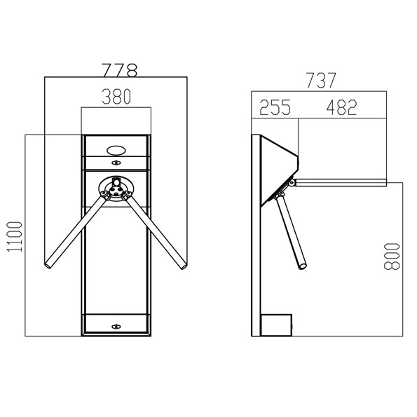 MC175 Molinete económico compacto