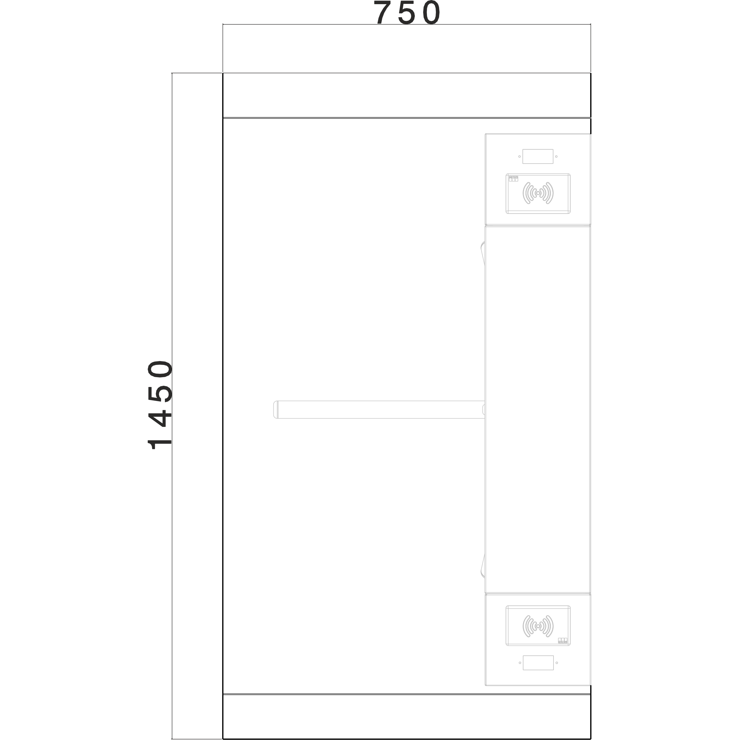 PA400 Plataforma para molinete MC400