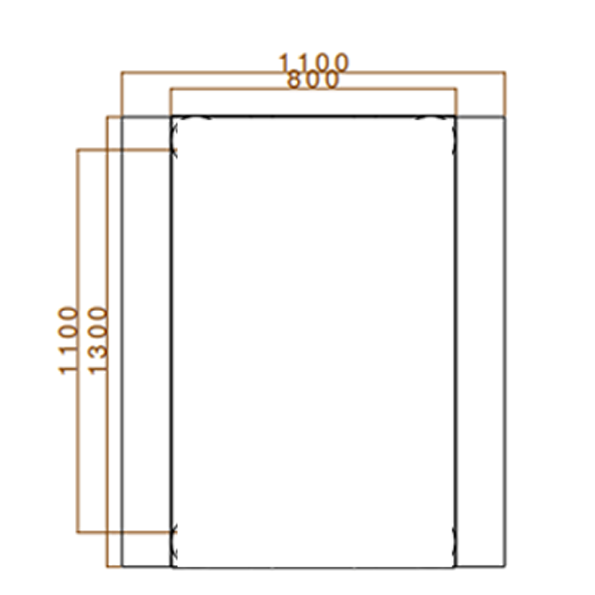 PAG10 Plataforma para puerta GM100